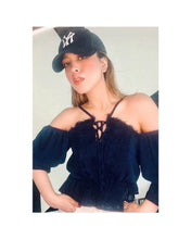 Load image into Gallery viewer, The Carmela Top (Navy Blue)
