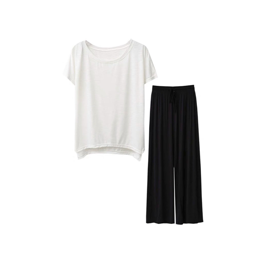 Philia Loungewear Set (Black & White)